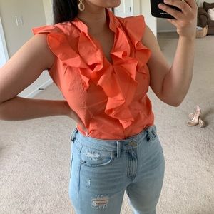 Ruffled blouse